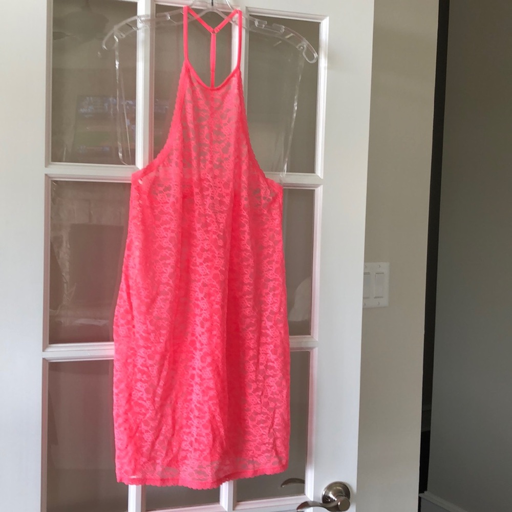 Victoria’s Secret Hot Pink Lace Lingerie